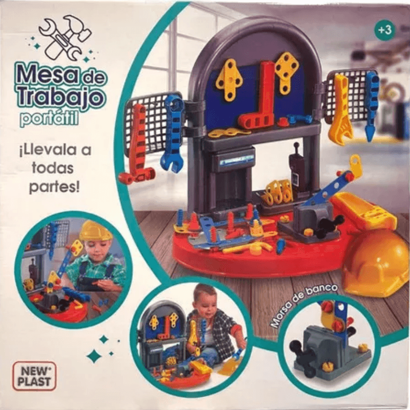 MESA DE TRABAJO PORTATIL - NEW PLAST-