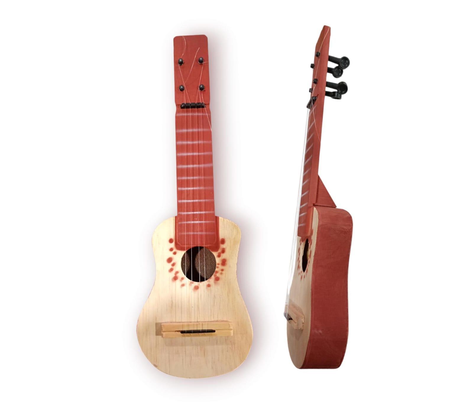 GUITARRA CRIOLLA DE MADERA 4 CUERDAS- 15X44CM