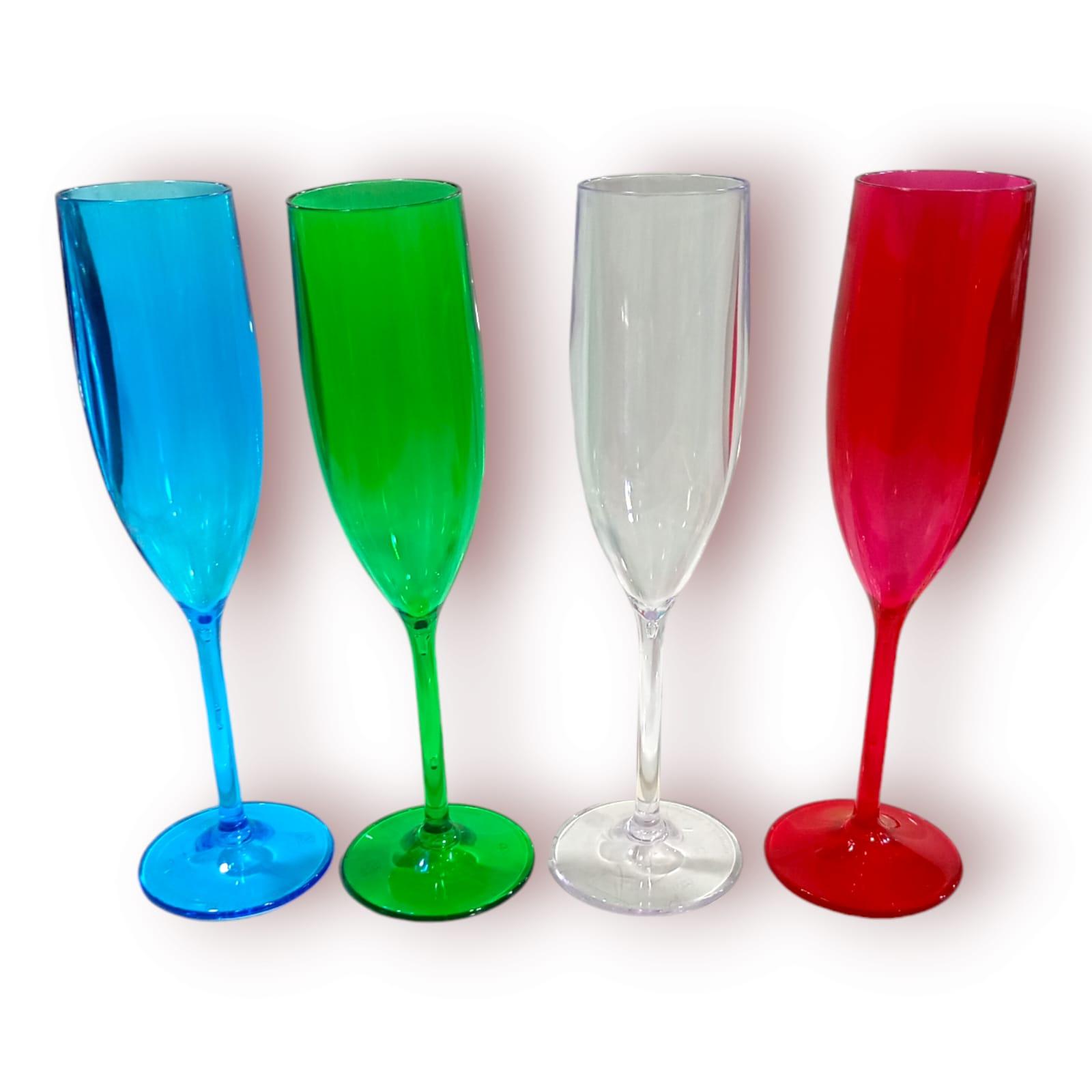 COPA PARA CHAMPAGNE ACRILICA- 200ML- 24CM