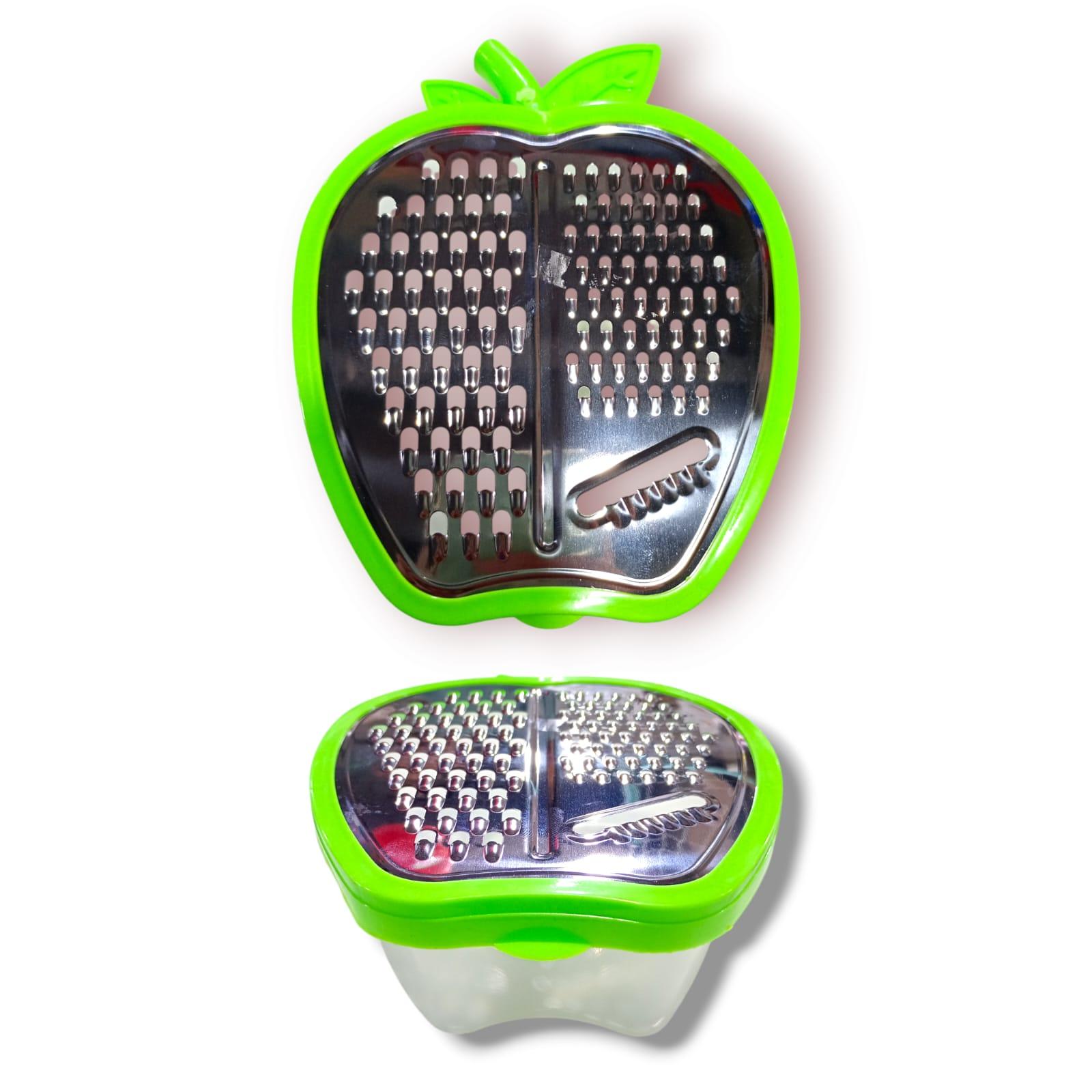 RALLADOR METALICO CON RECIPIENTE PLASTICO