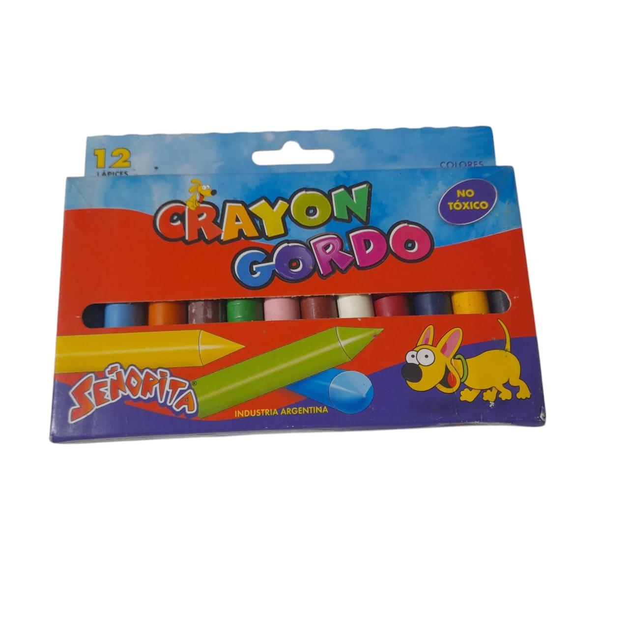 CRAYONES GORDO X 12 UNIDADES