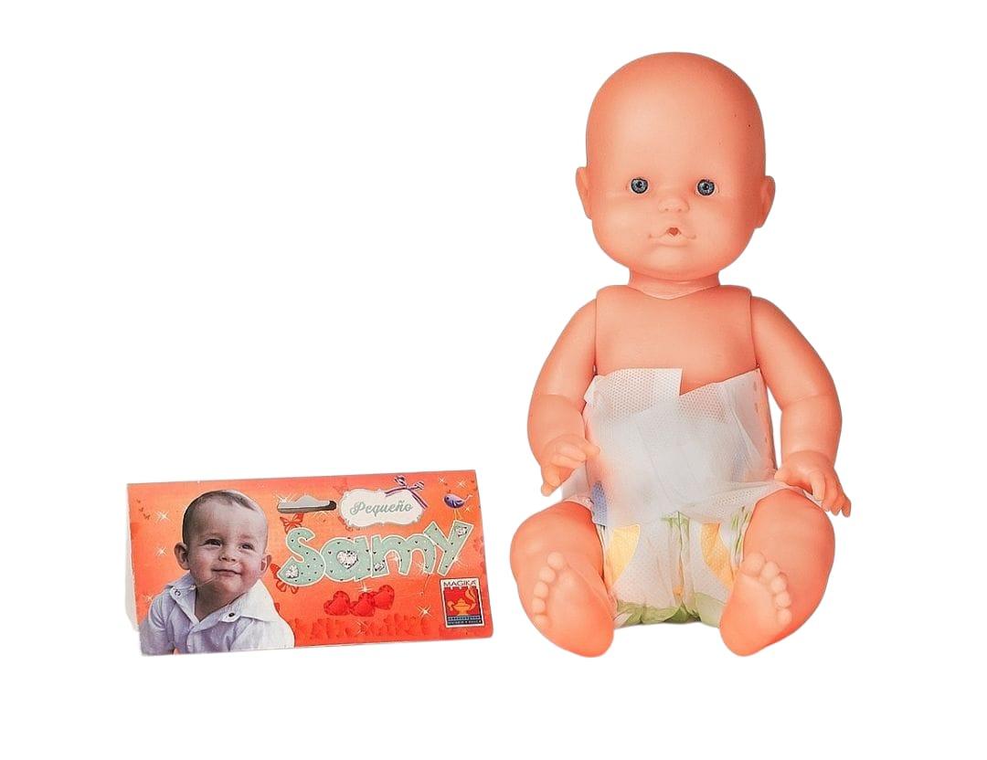 BEBE PLASTISOL CON PAÑAL SAMY