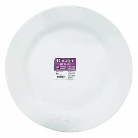 PLATO POSTRE OPALINA LINEA BLANCO 19CM DURALEX