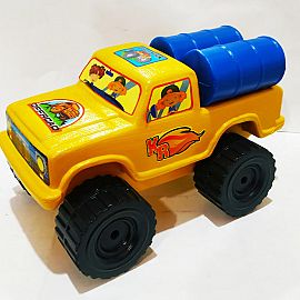 CAMIONETA CON BARRIL - PLASTICO