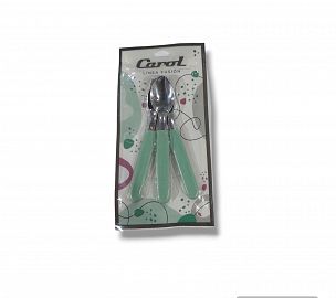 CUCHARITA CAROL- X3 - 13CM - COLOR VERDE