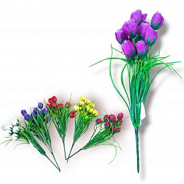 FLORES ARTIFICIALES ROSAS X 15 UNIDADES 36CM