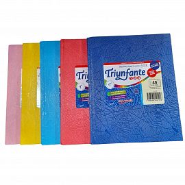 CUADERNO ABC 48 HOJAS VARIOS COLORES TRIUNFANTE