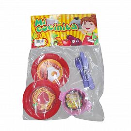  JUEGO COCINA V/MOTIVOS E/BOLSA