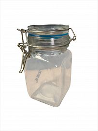  FRASCO 250CC C/CIERRE CLIP VIDRIO