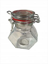 FRASCO 100CC C/CIERRE CLIP VIDRIO