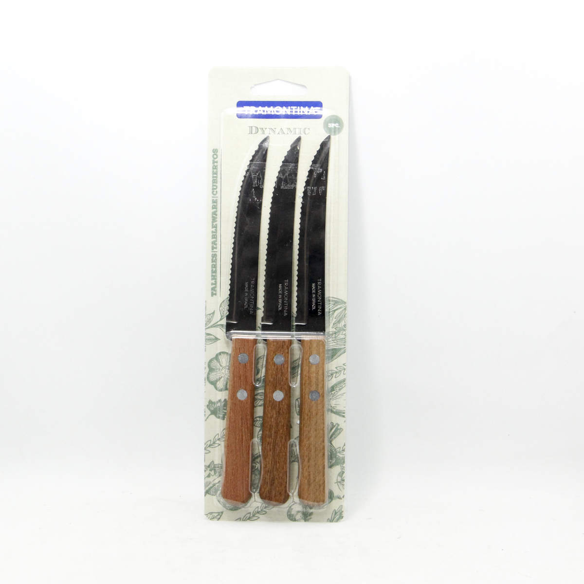 Set x3 cuchillos Dynamic Tramontina - acero - 19,5cm