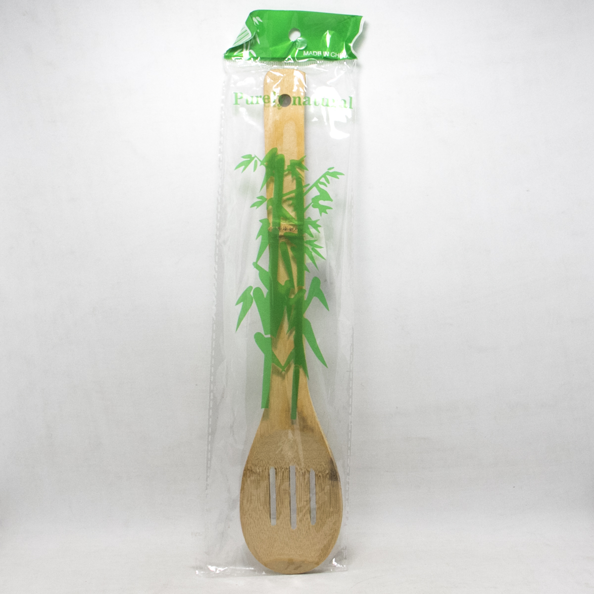Cuchara calada - bambu - 30cm