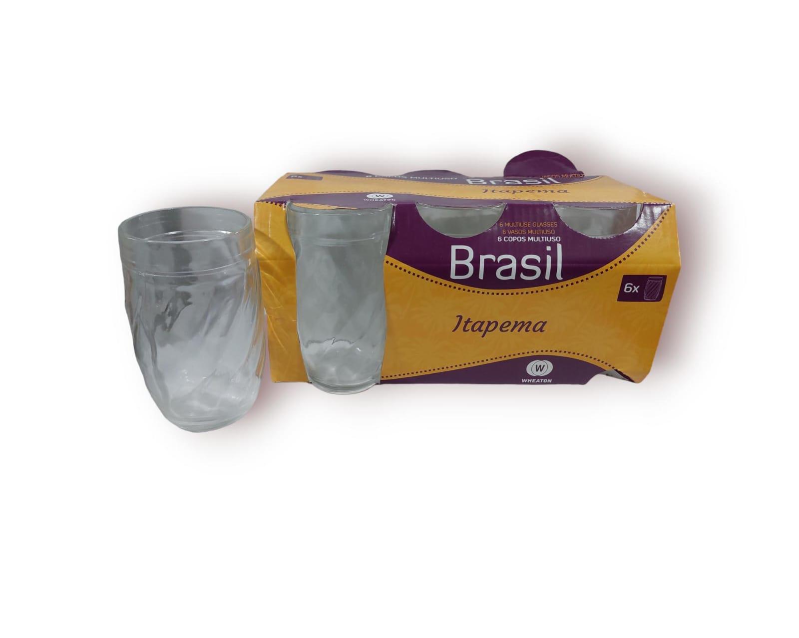 VASO- BRASIL - ITAPEMA - X6 UNIDADES