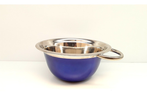 bowl de acero con manija lateral 22cm