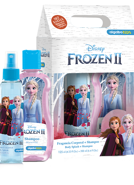 Set de Regalo Frozen II body Splash + shampoo algabo
