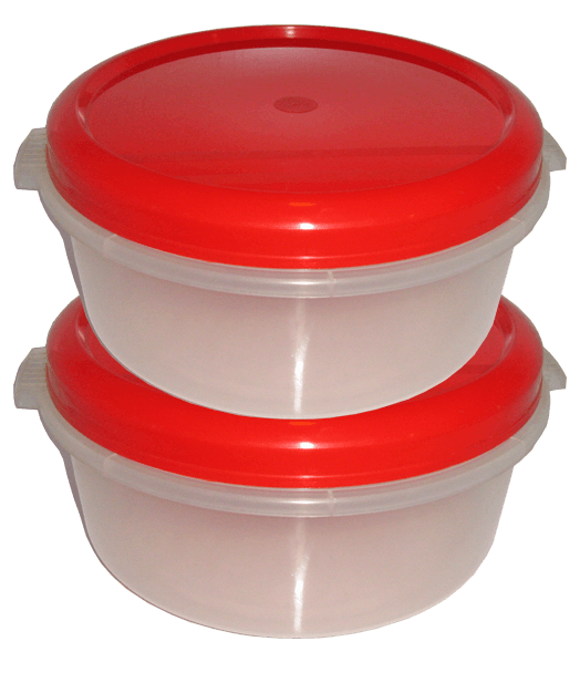 TUPPER HERMETICO PLASTICO REDONDO 2.5LTS