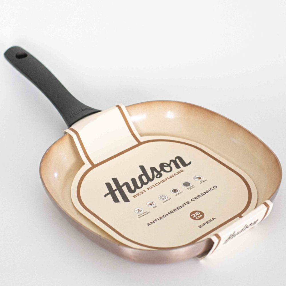 Bífera de cerámica Hudson color cobre N°26