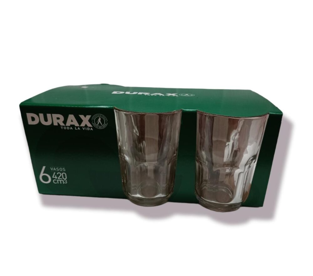 Pack de vaso Genesis  Durax x6  Vidrio