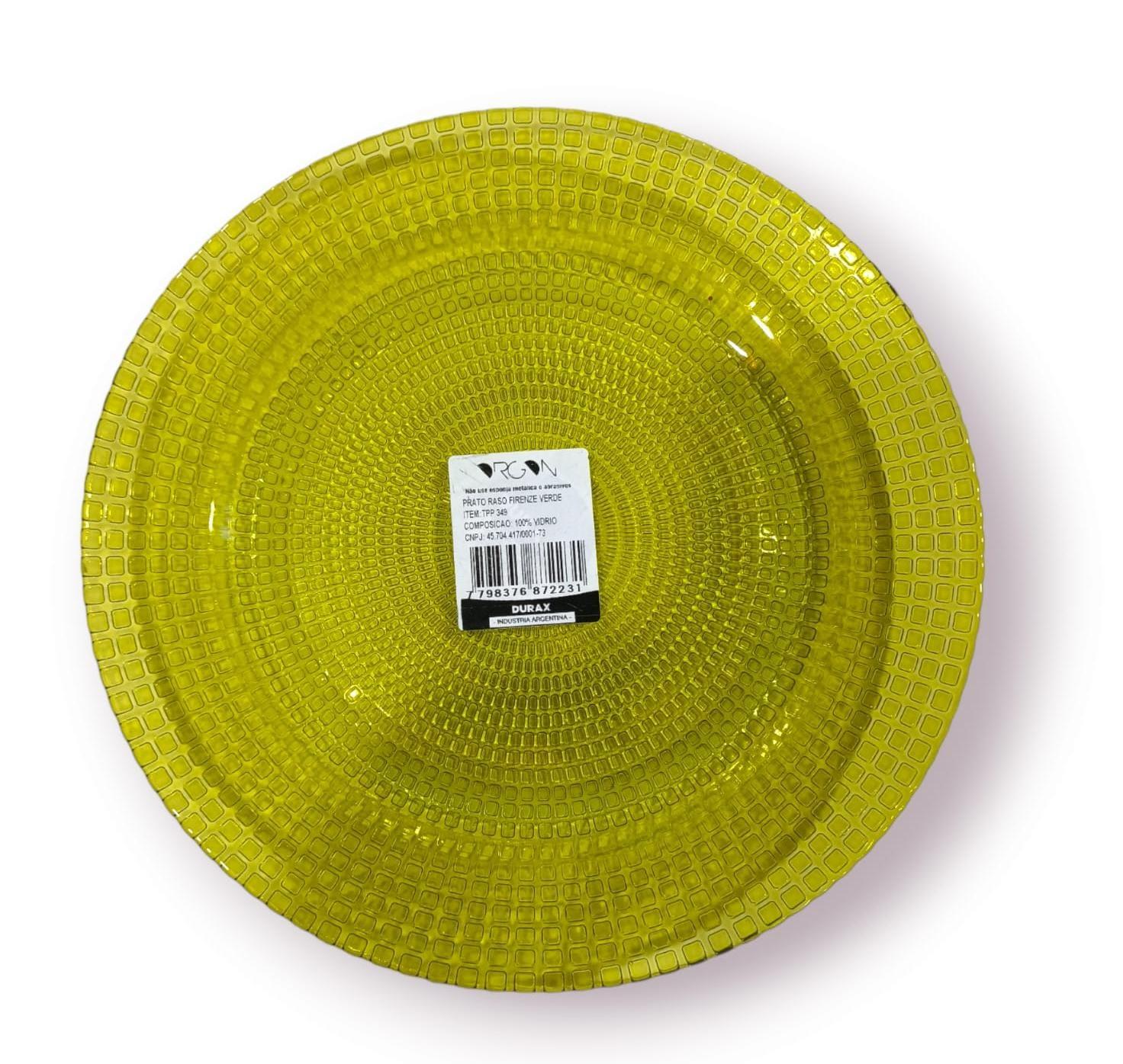 PLATO PLAYO FIRENZE VERDE - DURAX - 26CM