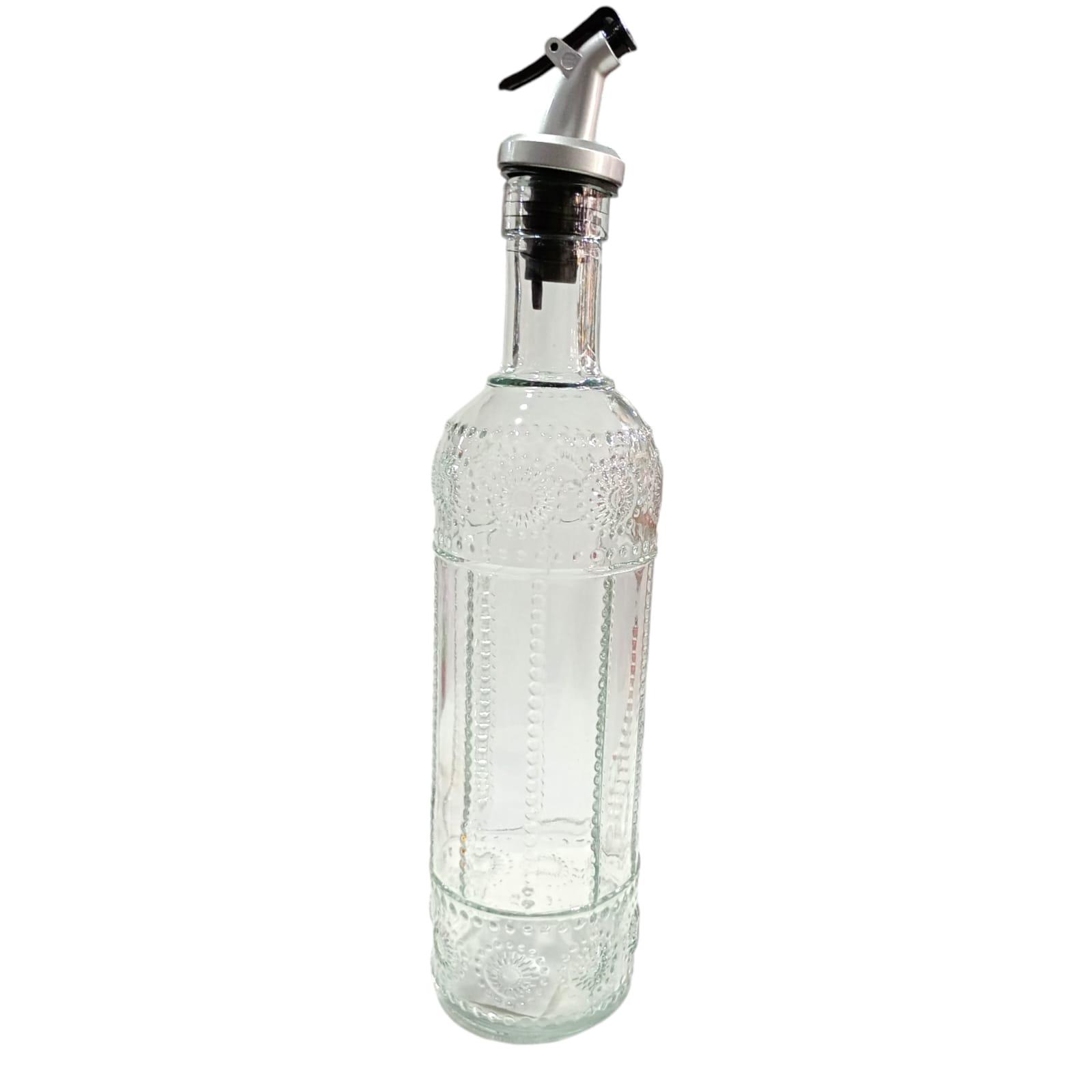 ACEITERO/VINAGRERO VIDRIO CON PICO VERTEDOR 500ML