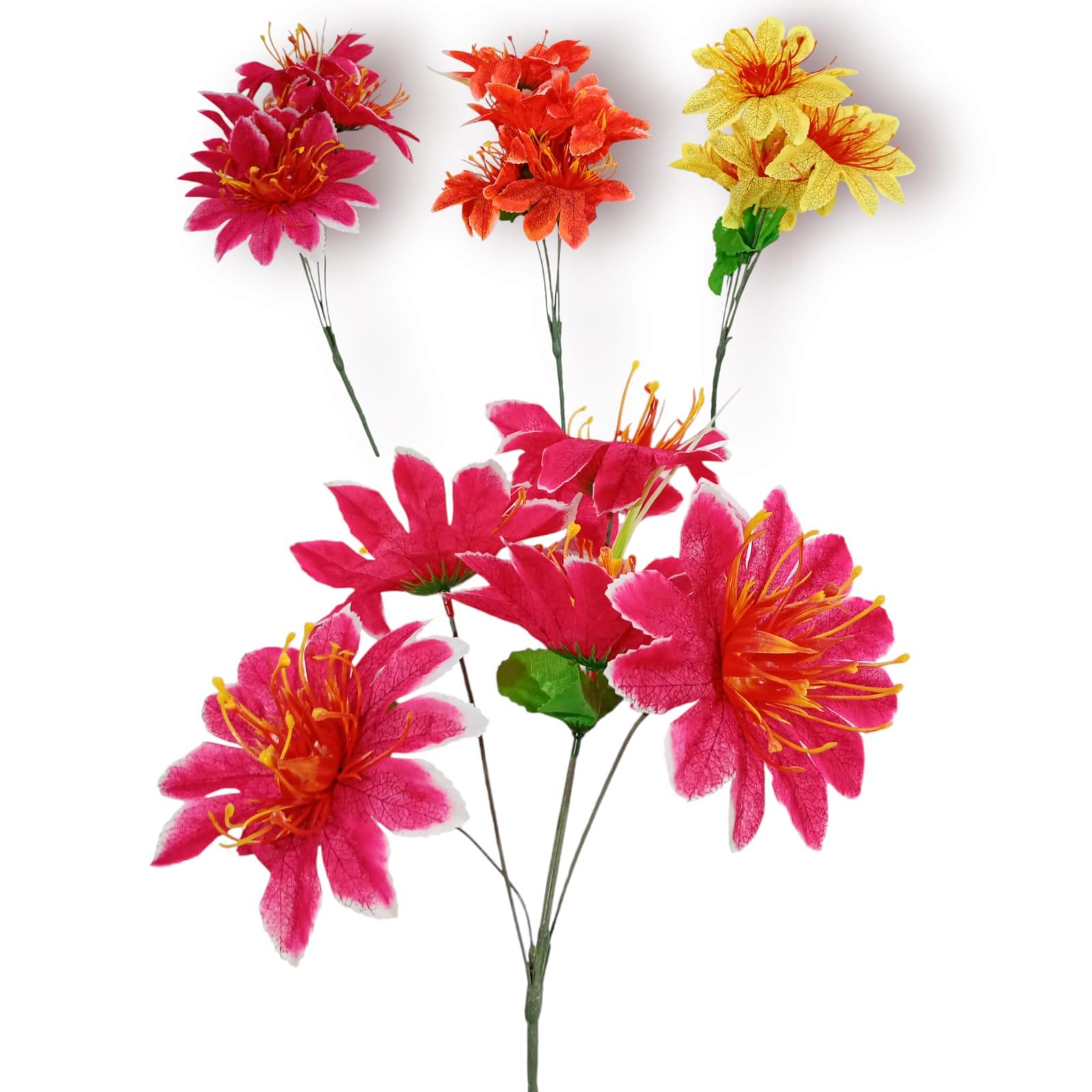FLORES ARTIFICIALES X 5 UNIDADES LIRIOS 36CM