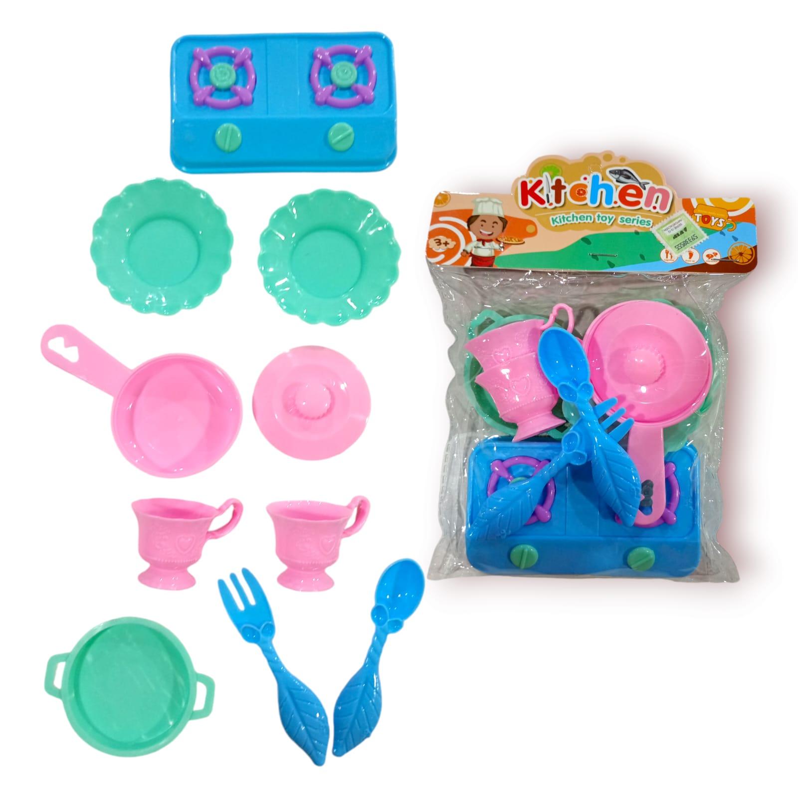 SET DE COCINA PLASTICO CON ACCESORIOS 14CM