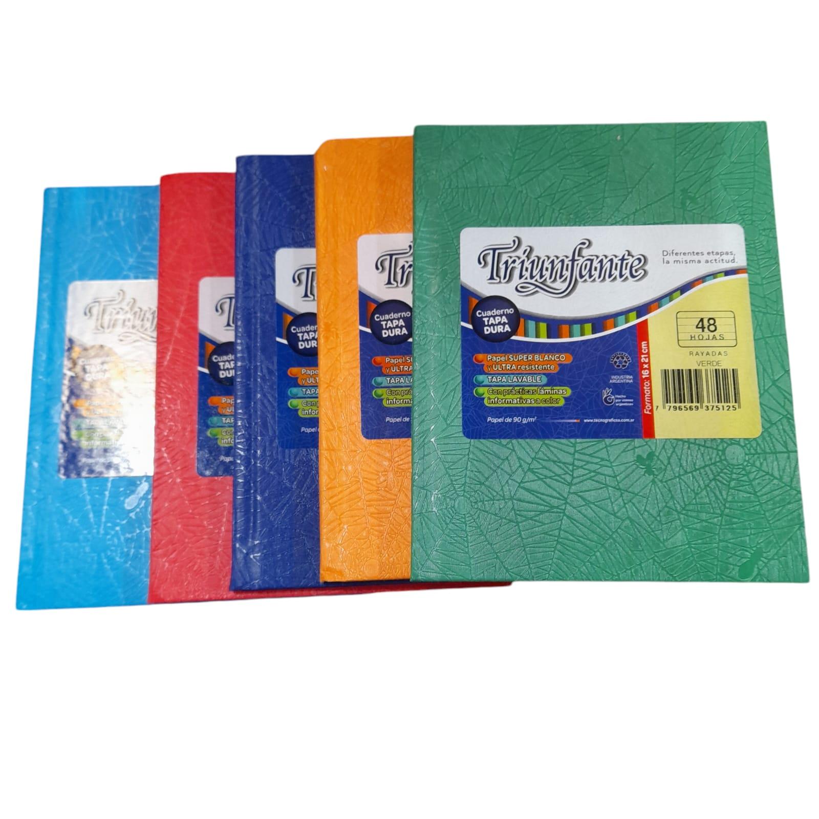 CUADERNO N1 48 HOJAS VARIOS COLORES