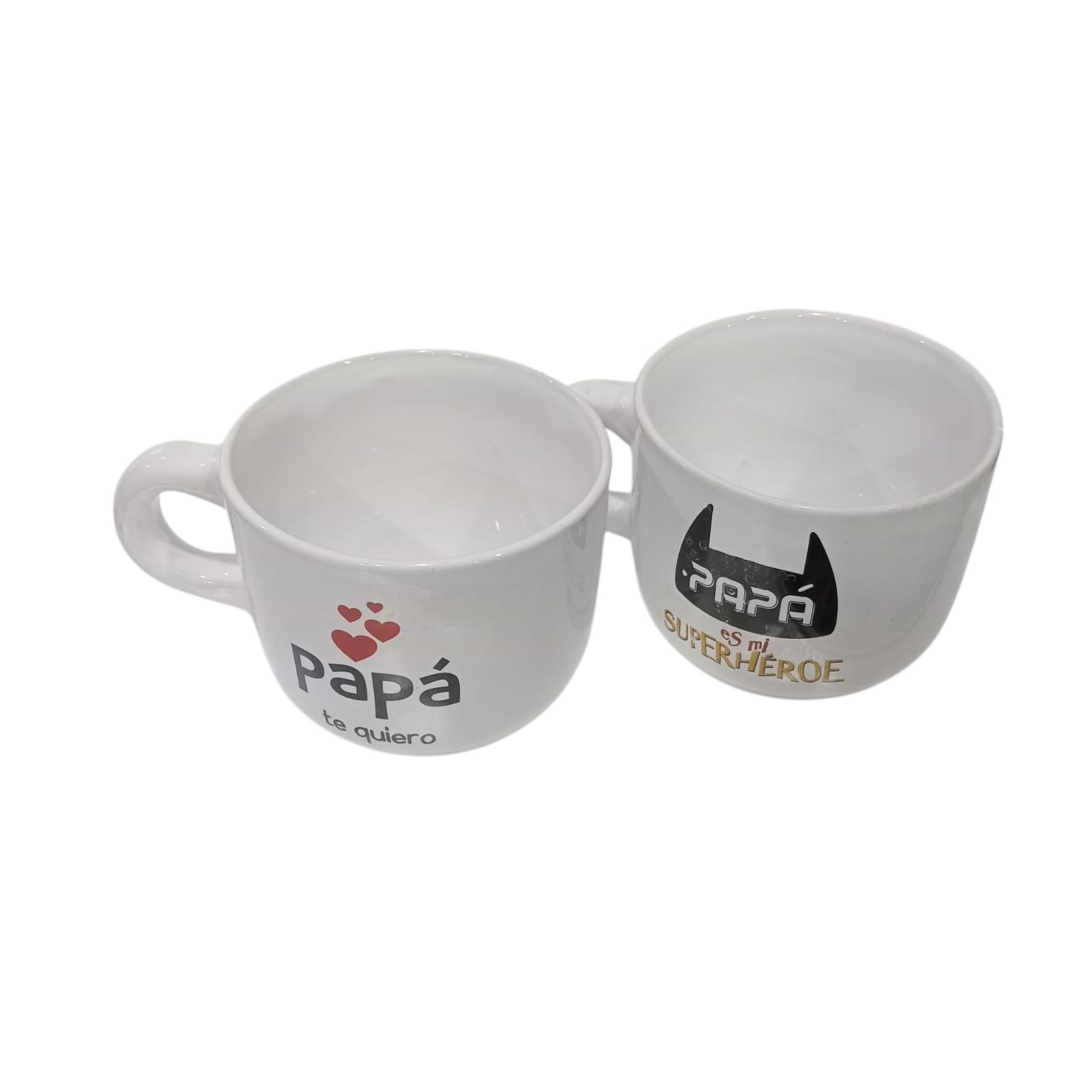 TAZA/TAZON CERAMICA ESTAMPADO CON ASA