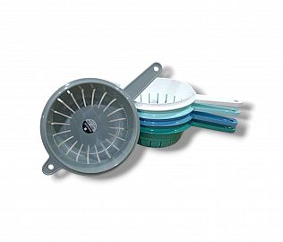COLADOR DE PASTA PLASTICO CON MANGO 25CM