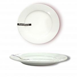 PLATO DE POSTRE CERAMICA LINEA BLANCO 20CM