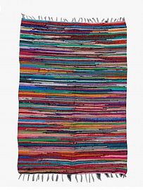 ALFOMBRA MULTICOLOR RAYADA 40X60