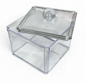 CAJA ORGANIZADORA CUADRADA ACRILICO