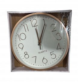 RELOJ PARED REDONDO 25CM V/COLORES
